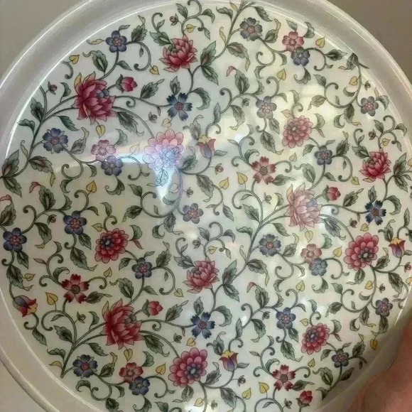 Lovely vintage made in Japan ceramic  floral cake plate and server - Picture 4 of 5